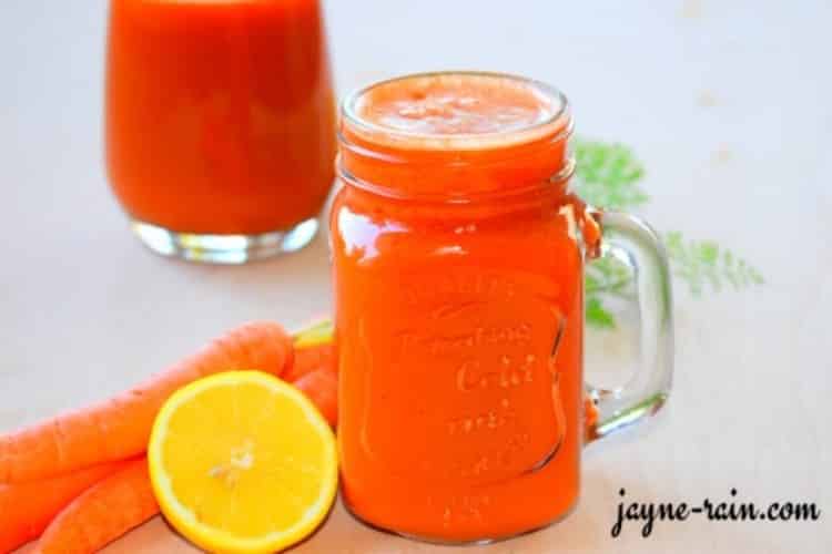 Carrot Juice Recipe No Juicer Needed Jayne Rain